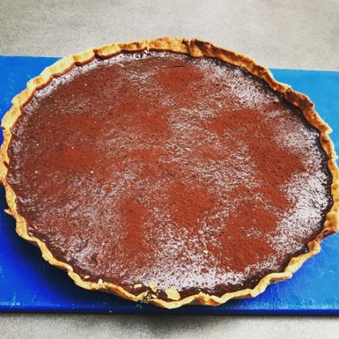 Tarte au chocolat, bar à salade, Villeurbanne 